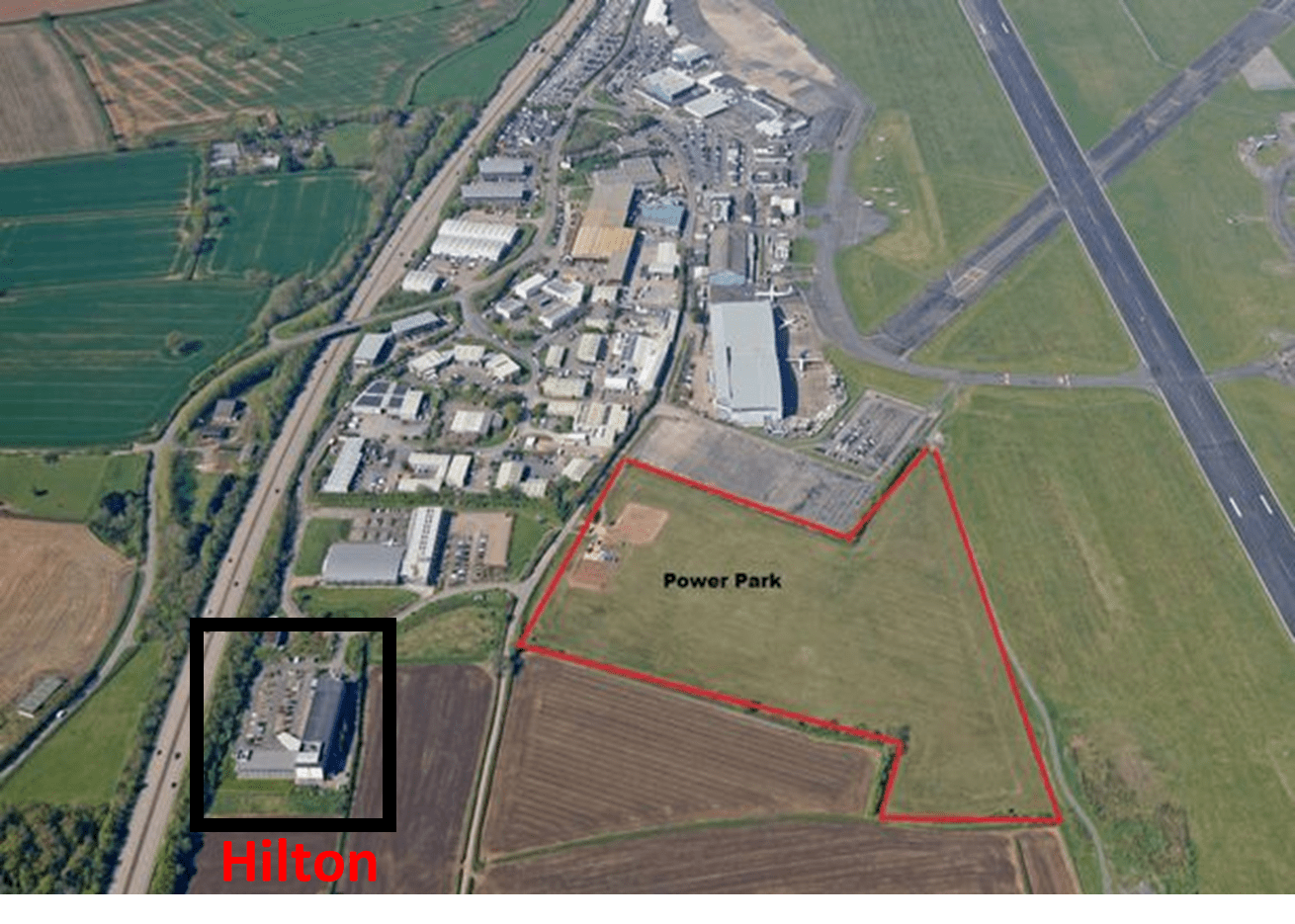 Exeter Logistics Park expansion area